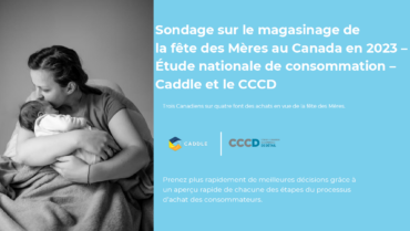 Sondage sur le magasinage de la fête des Mères 2023 au Canada | Étude nationale de consommation – Caddle et le CCCD