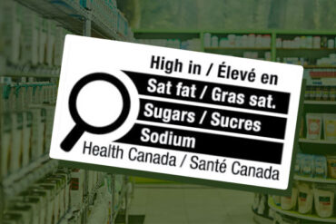 Santé Canada publie la mise à jour de son orientation sur l’étiquetage nutritionnel sur le devant de l’emballage